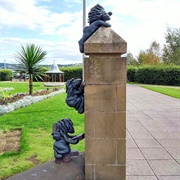 Lemmings Statue, Scotland, UK