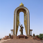 Ismoili Somoni Monument, Tajikistan