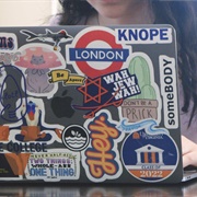 Put a Sticker on Your Laptop