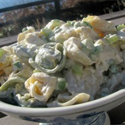 Creamy Tortellini and Cucumber Salad