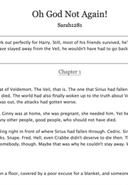 Oh God Not Again! (Sarah1281)