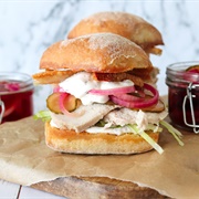 Flæskestegssandwich