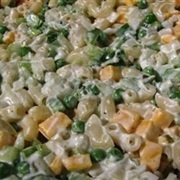 Macaroni Cheese and Pickle Salad
