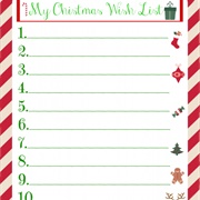 Christmas List