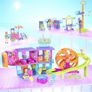 Polly Pocket! Relaxin' Resort' Rock 'N Roller Coaster Hotel Playset