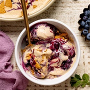 Blueberry Gingersnap Batter