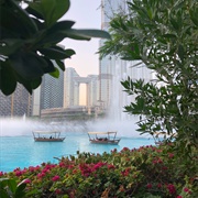 The Dubai Fountain, the United Arab Emirates