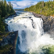Tännforsen Waterfall, Sweden