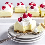 Lemon Pudding Cheesecake Squares
