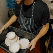 Busser in Restaurant