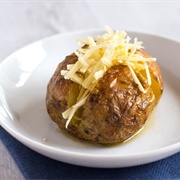 Jacket Potato With Butter and Grated Cheese
