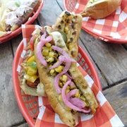 Loaded Vegetable Hot Dog (Veggie Garden)