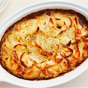 Goat Cheese Potato Casserole