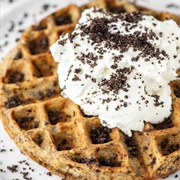 Oreo Waffle With Cookies and Cream White Chocolate
