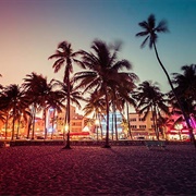 Ocean Drive at Miami Beach, USA