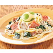 Yoshi's Spinach Carbonara