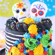 Sugar Skull Cake