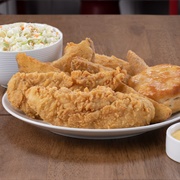 2Pc Chicken Breast & Strip Meal