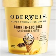 Oberweis Banana-Licious Chocolate Chunk Ice Cream