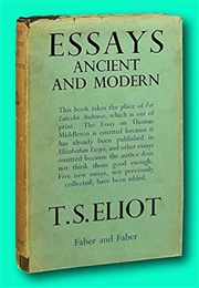 Essays Ancient & Modern (T. S. Eliot)
