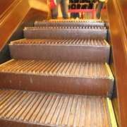 Macy's Wooden Escalators