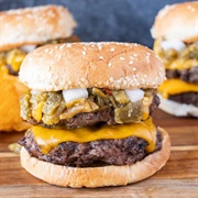 Green Chile Burger