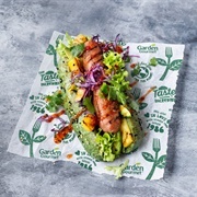 Vegetarian Relish, Jalapeño, and Pickle Hot Dog