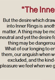 The Inner Ring (C.S.Lewis)