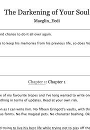 The Darkening of Your Soul (Maeglin_Yedi)