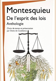 De L'esprit Des Lois (Montesquieu)