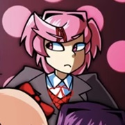 Garbagegothic as Natsuki (Doki Doki Literature Club)