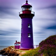 The Rock Opera Against Purple Lighthouses - Angyrlaün