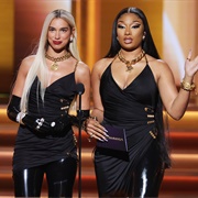 Dua Lipa W. Megan Thee Stallion at 2022 Grammy Awards