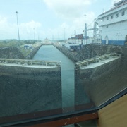 Panama Canal Lock Closing
