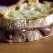 Chocolate Hazelnut Spread Sandwich