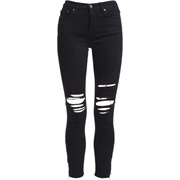 Skinny Jeans Black Ripped