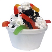 Gummy Worm Sundae
