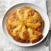Upside Down Pear Cake