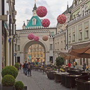 Tretyakovsky Proezd, Moscow, Russia