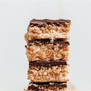 Homemade Samoa Bars