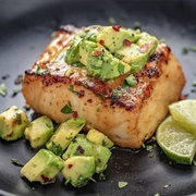 Roasted Avocado and Fish