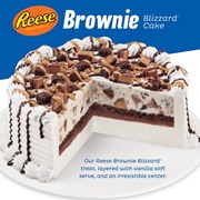 Dairy Queen Reese's Brownie Blizzard Cake