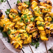 Honey Mustard Chicken Skewer