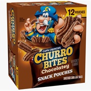 Captain Crunch's Churro Bites Chocolatey Snack Pouches