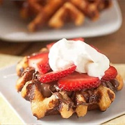 Strawberry Liege Waffle