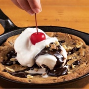 Chocolate Chip Cookie Hot Fudge Sundae