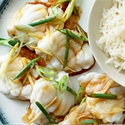 Steamed Monkfish