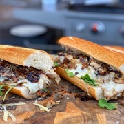 Chicken and Onion Sandwich