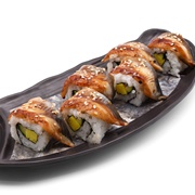 Unagi and Snow Pea Maki (Unagi Maki)