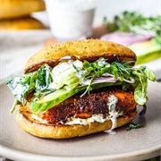 Blackened Salmon Sandwich